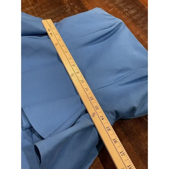 Halston Heritage Dress Size 8 Blue Strapless Fit & Flare Formal Party Classic‎ - Picture 8 of 8